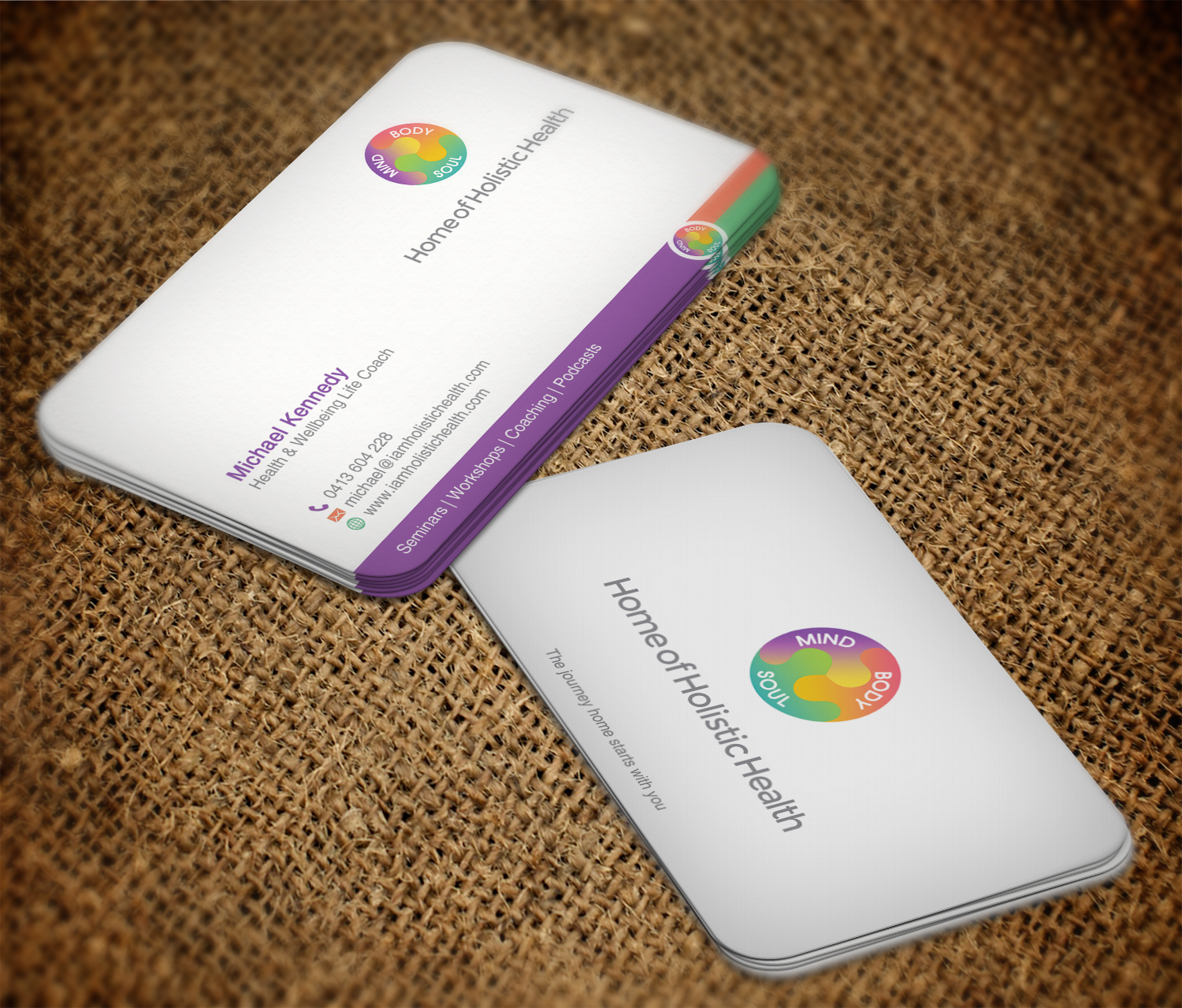 Business Card Design by WebixBD for Home of Holistic Health | Design #14867949