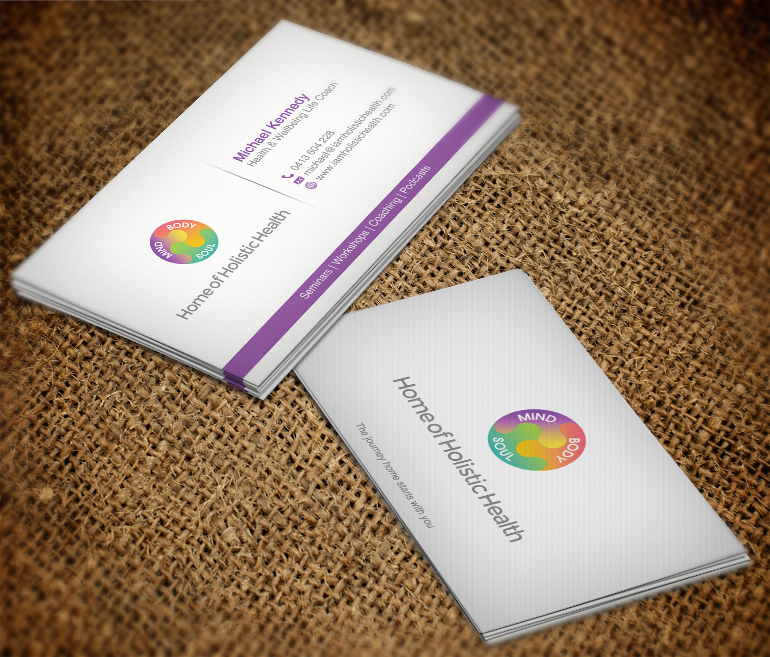 Business Card Design by WebixBD for Home of Holistic Health | Design #14867950