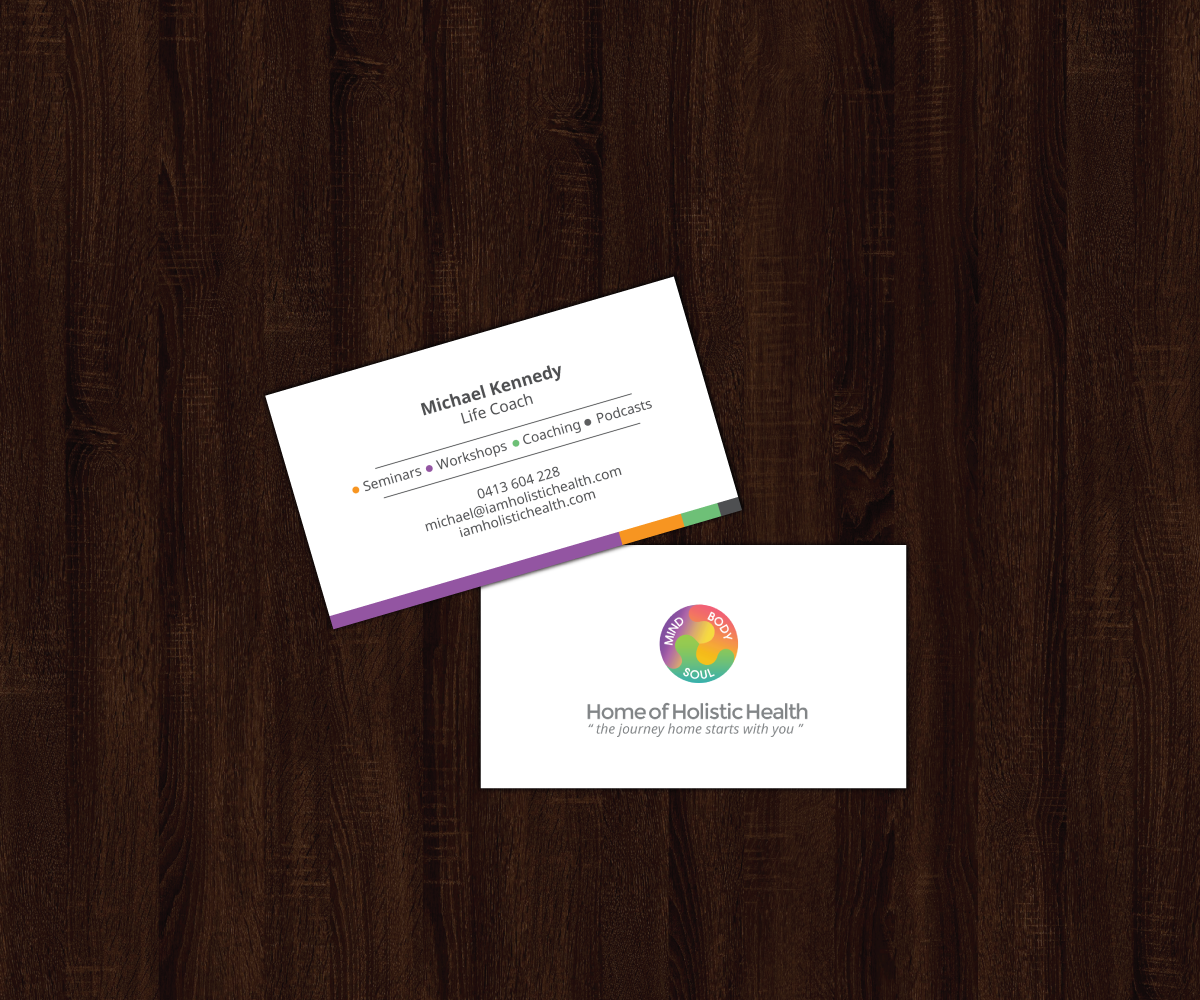 Business Card Design by JK18 for Home of Holistic Health | Design #14785945