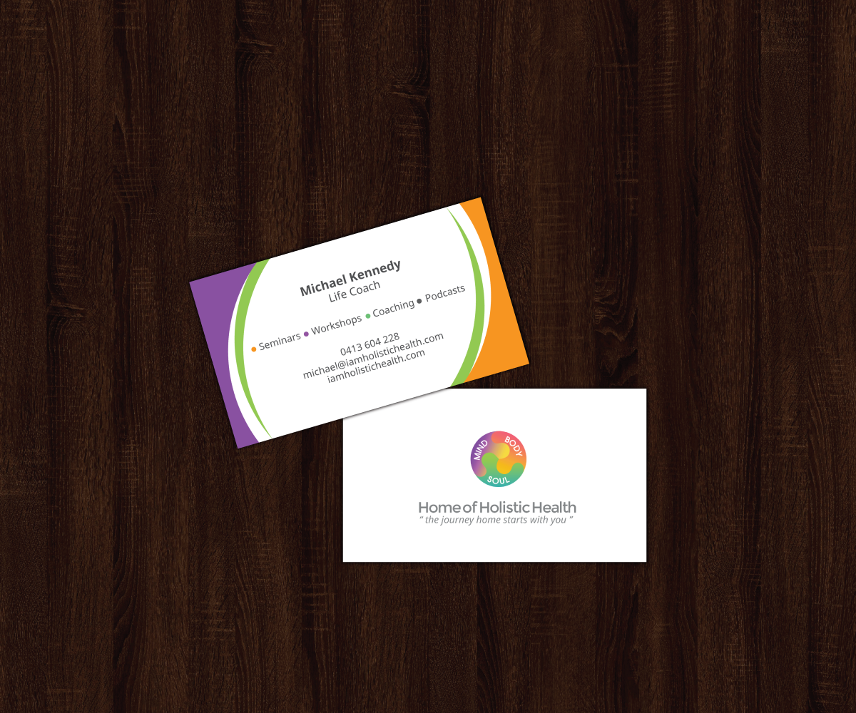 Business Card Design by JK18 for Home of Holistic Health | Design #14785946