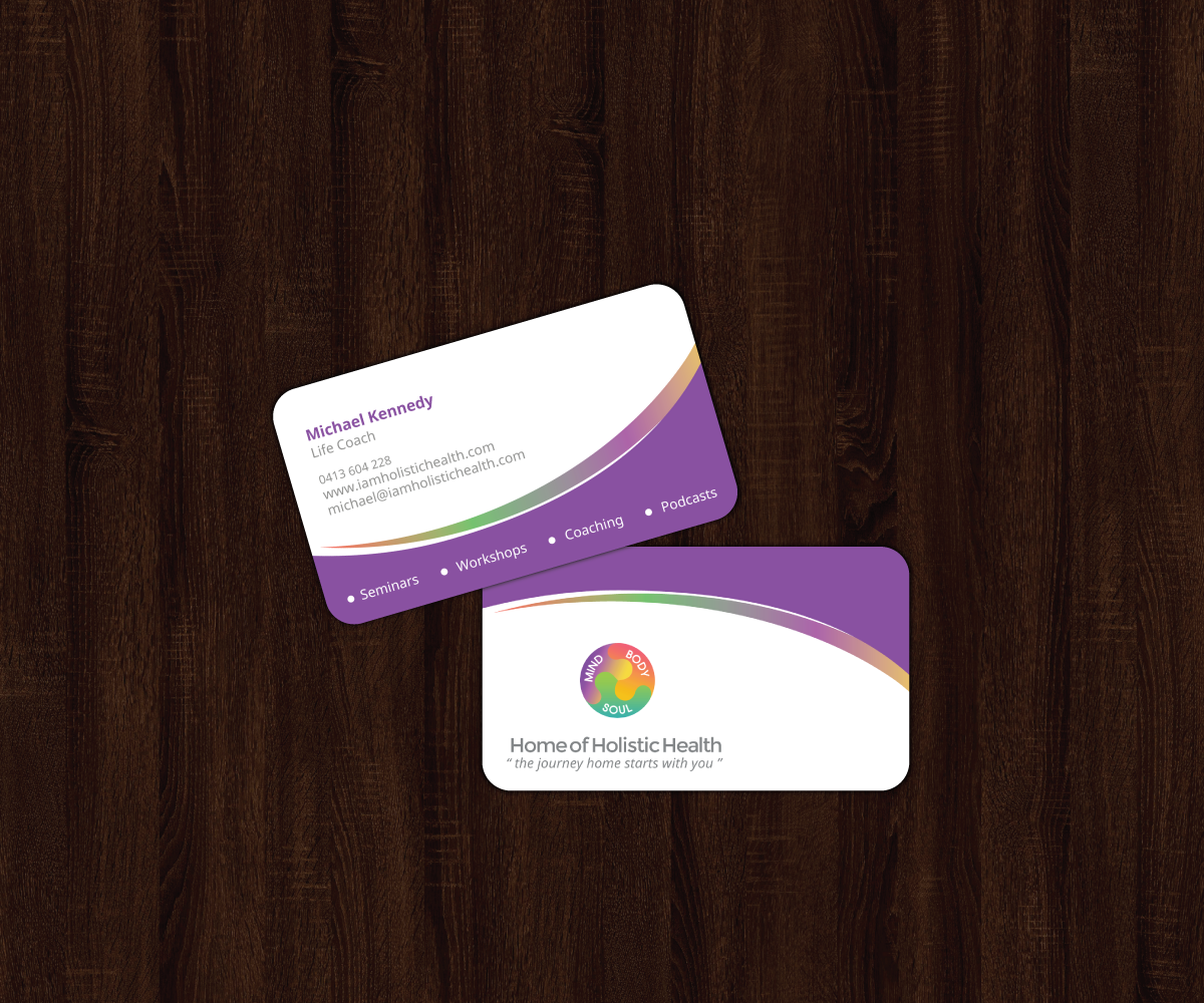 Business Card Design by JK18 for Home of Holistic Health | Design #14785949