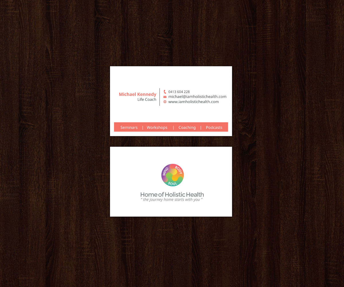 Business Card Design by JK18 for Home of Holistic Health | Design #14791855