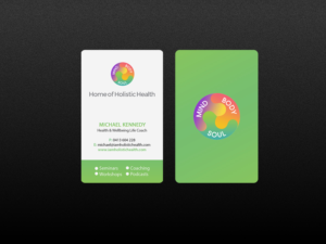 Diseño de Tarjeta de Presentación por Creations Box 2015 para Home of Holistic Health | Diseño: #14790169