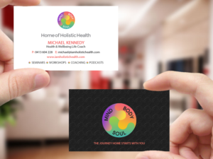 Diseño de Tarjeta de Presentación por Creations Box 2015 para Home of Holistic Health | Diseño: #14790197