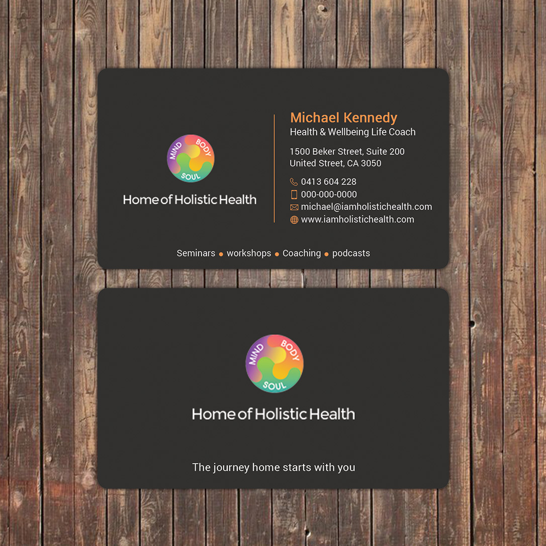 Business Card Design by Sky007 for Home of Holistic Health | Design #14851375