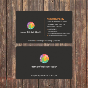 Visitenkarten-Design von Sky007 für Home of Holistic Health | Design #14851375