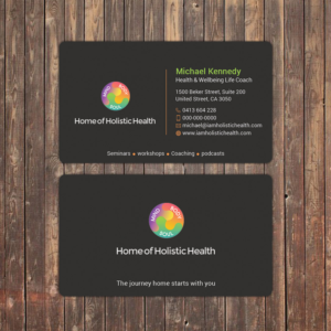 Business Card Design by Sky007 for Home of Holistic Health | Design: #14851742