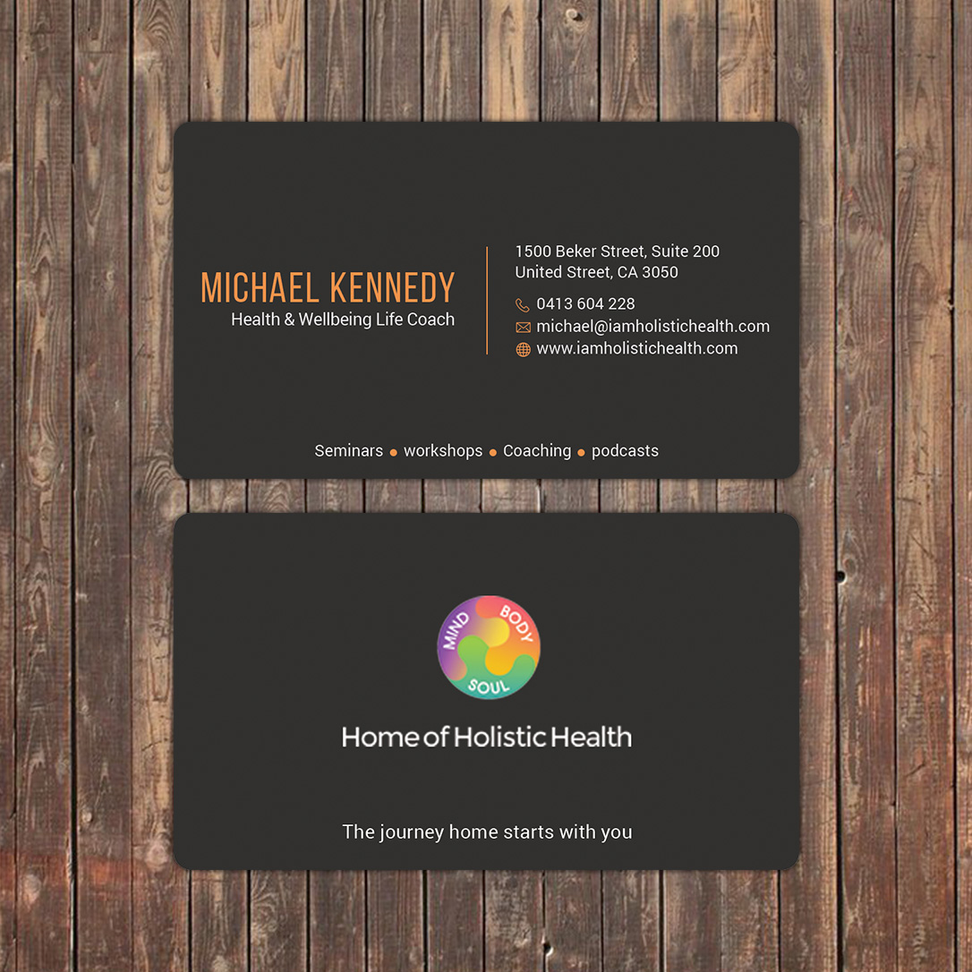Business Card Design by Sky007 for Home of Holistic Health | Design #14851826