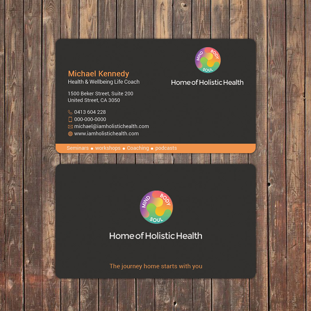 Business Card Design by Sky007 for Home of Holistic Health | Design #14851961