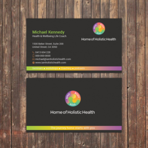 Business Card Design by Sky007 for Home of Holistic Health | Design: #14852091