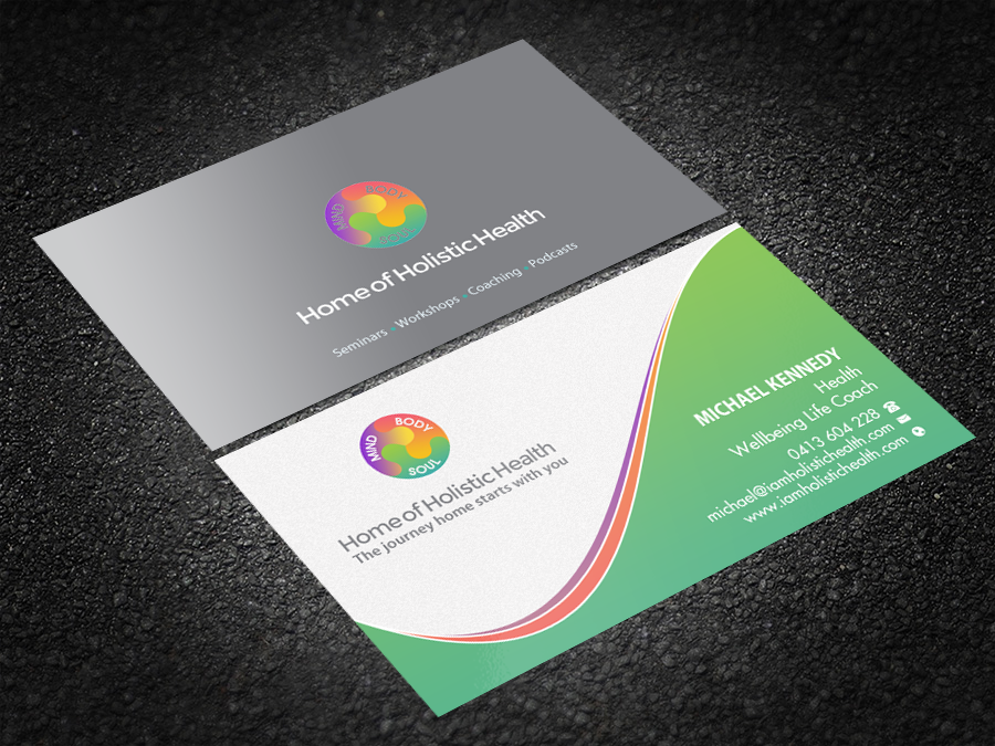 Business Card Design by Brand aid for Home of Holistic Health | Design #14863415