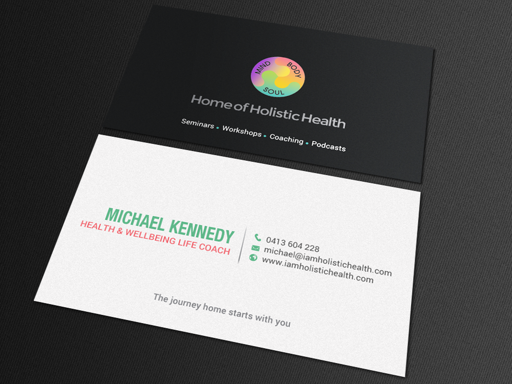 Diseño de Tarjeta de Presentación por chandrayaan.creative para Home of Holistic Health | Diseño #14785277