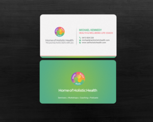 Business Card Design by chandrayaan.creative for Home of Holistic Health | Design: #14785327