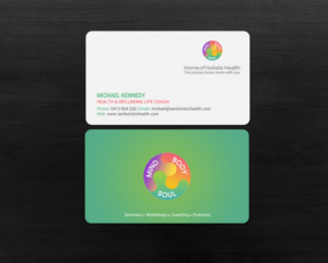 Business Card Design by chandrayaan.creative for Home of Holistic Health | Design: #14785359