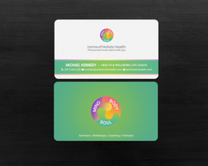 Business Card Design by chandrayaan.creative for Home of Holistic Health | Design: #14785362