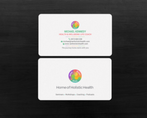 Diseño de Tarjeta de Presentación por chandrayaan.creative para Home of Holistic Health | Diseño: #14787333