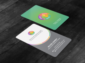 Business Card - connecting 2 souls and beggining the journey of self discovery | Business Card Design by chandrayaan.creative