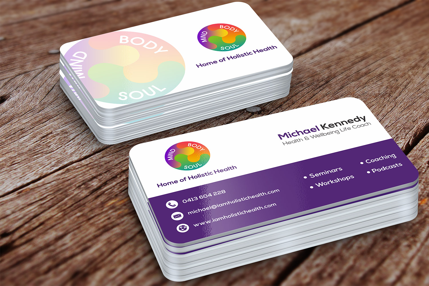 Business Card Design by Bhairav for Home of Holistic Health | Design #14955074