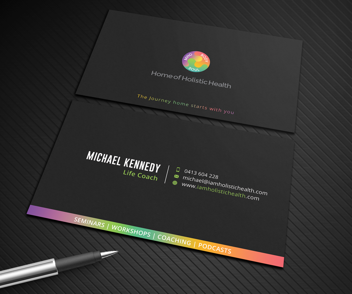 Business Card Design by Graphic Flame for Home of Holistic Health | Design #14774522