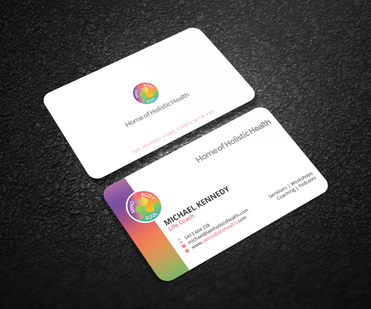 Business Card Design by Graphic Flame for Home of Holistic Health | Design #14774526