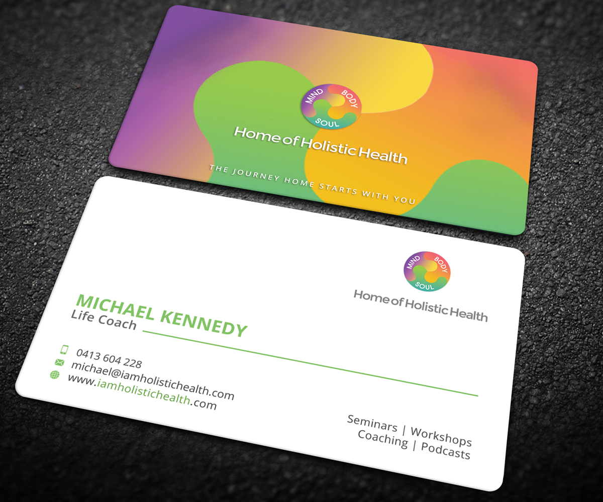 Business Card Design by Graphic Flame for Home of Holistic Health | Design #14774532