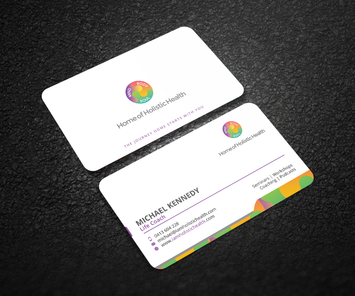 Business Card Design by Graphic Flame for Home of Holistic Health | Design #14774534