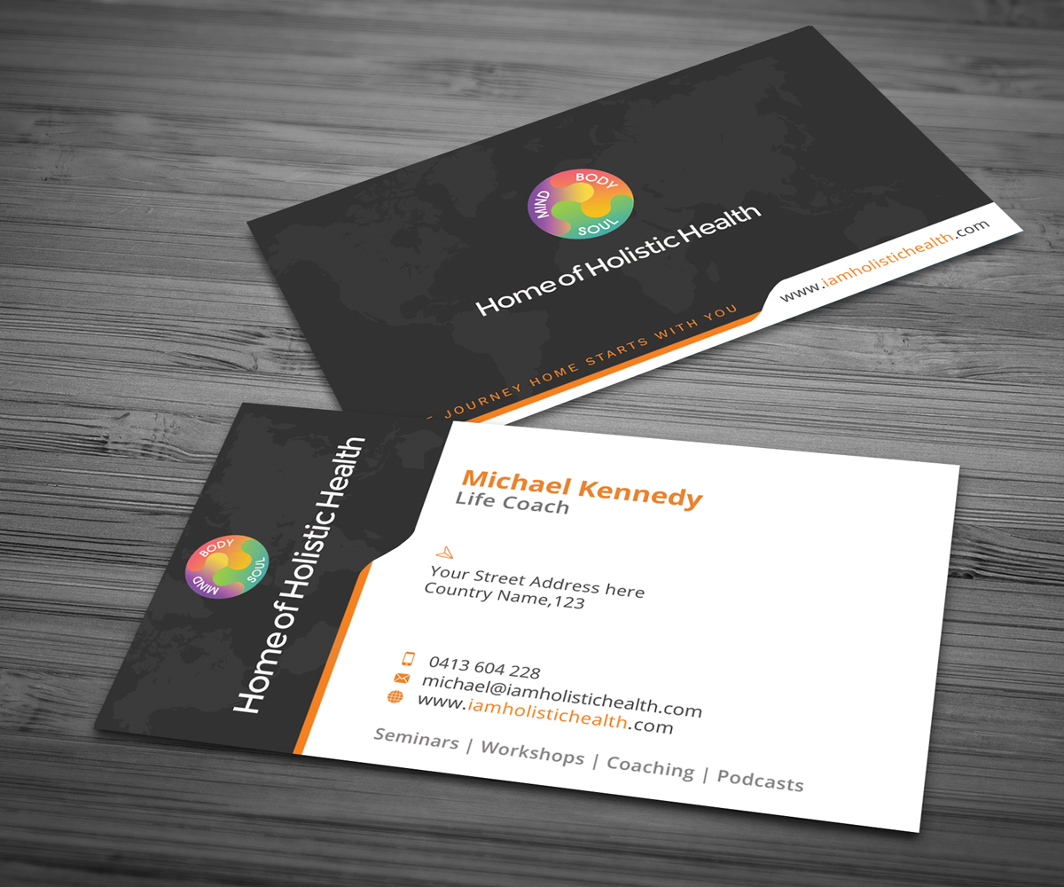 Business Card Design by Graphic Flame for Home of Holistic Health | Design #14774548