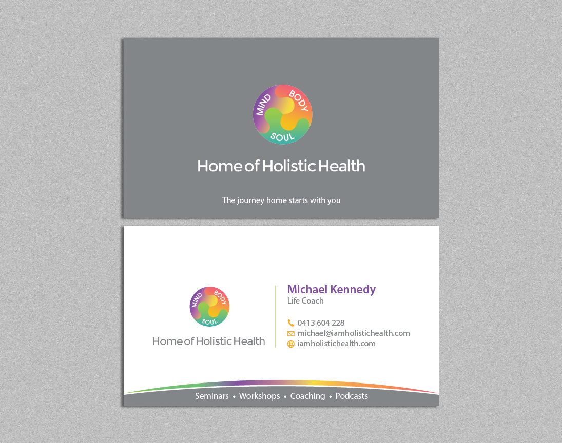 Business Card Design by design_C. for Home of Holistic Health | Design #14773523
