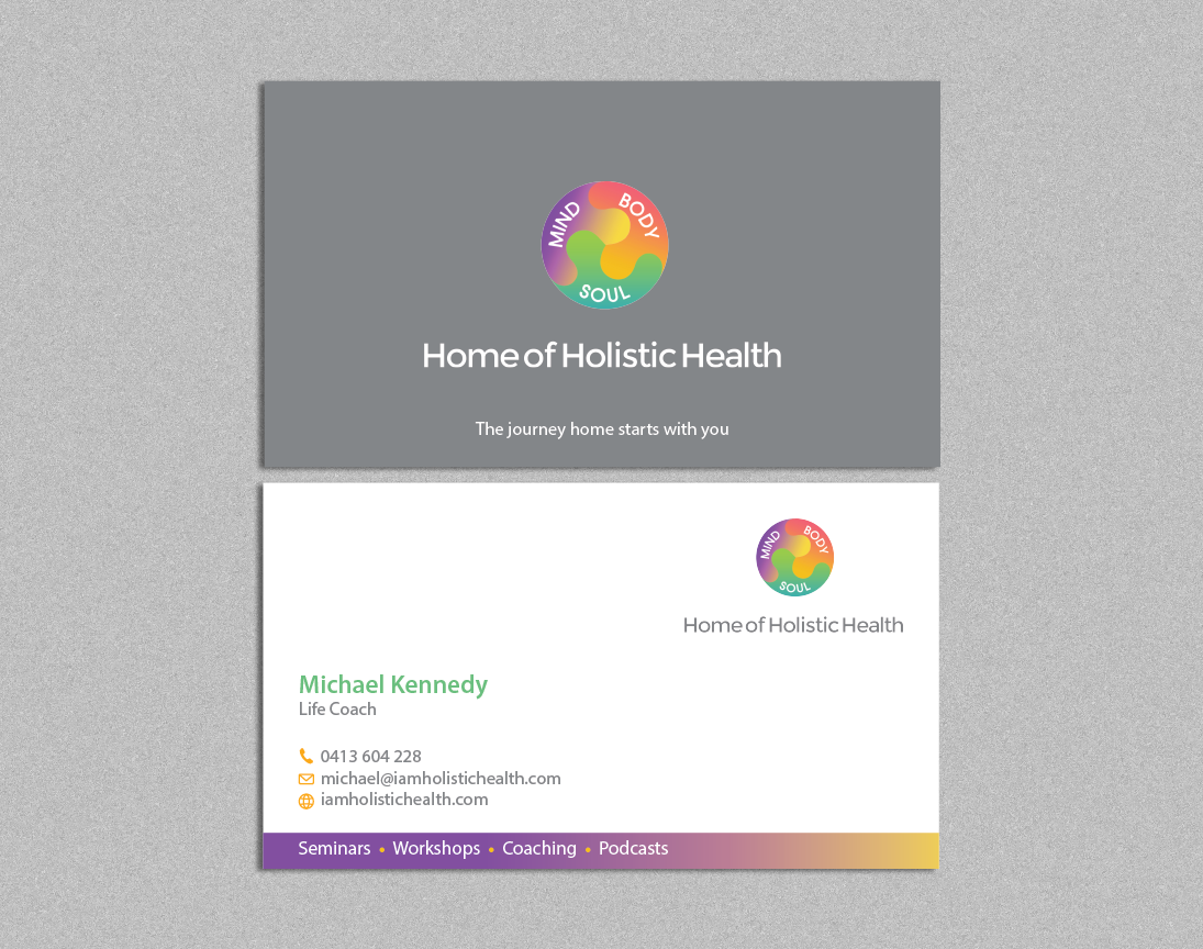 Business Card Design by design_C. for Home of Holistic Health | Design #14773690