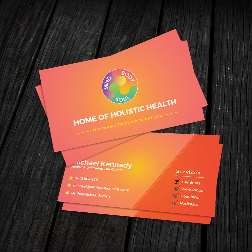 Diseño de Tarjeta de Presentación por D Creativez para Home of Holistic Health | Diseño #14931495