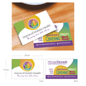 Business Card Design by vctrbrgs89 for Home of Holistic Health | Design: #14895488