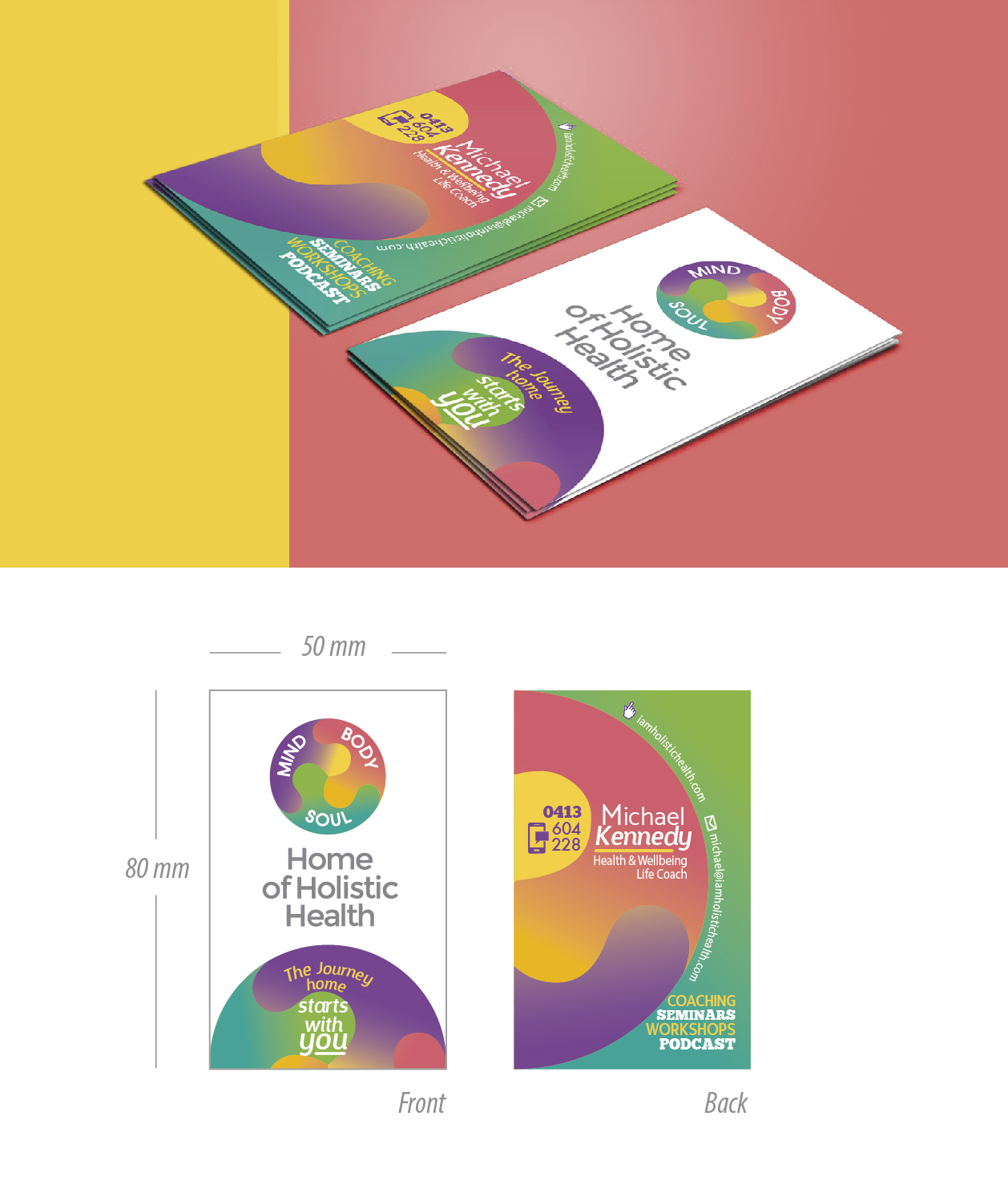 Business Card Design by vctrbrgs89 for Home of Holistic Health | Design #14916775