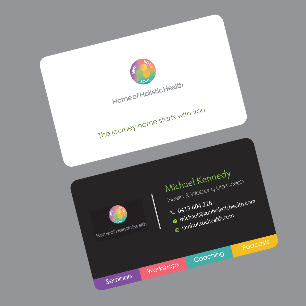 Business Card Design by habibm for Home of Holistic Health | Design #14936195