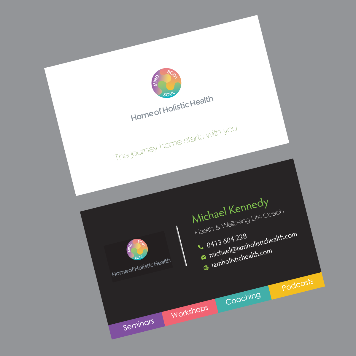 Business Card Design by habibm for Home of Holistic Health | Design #14936196