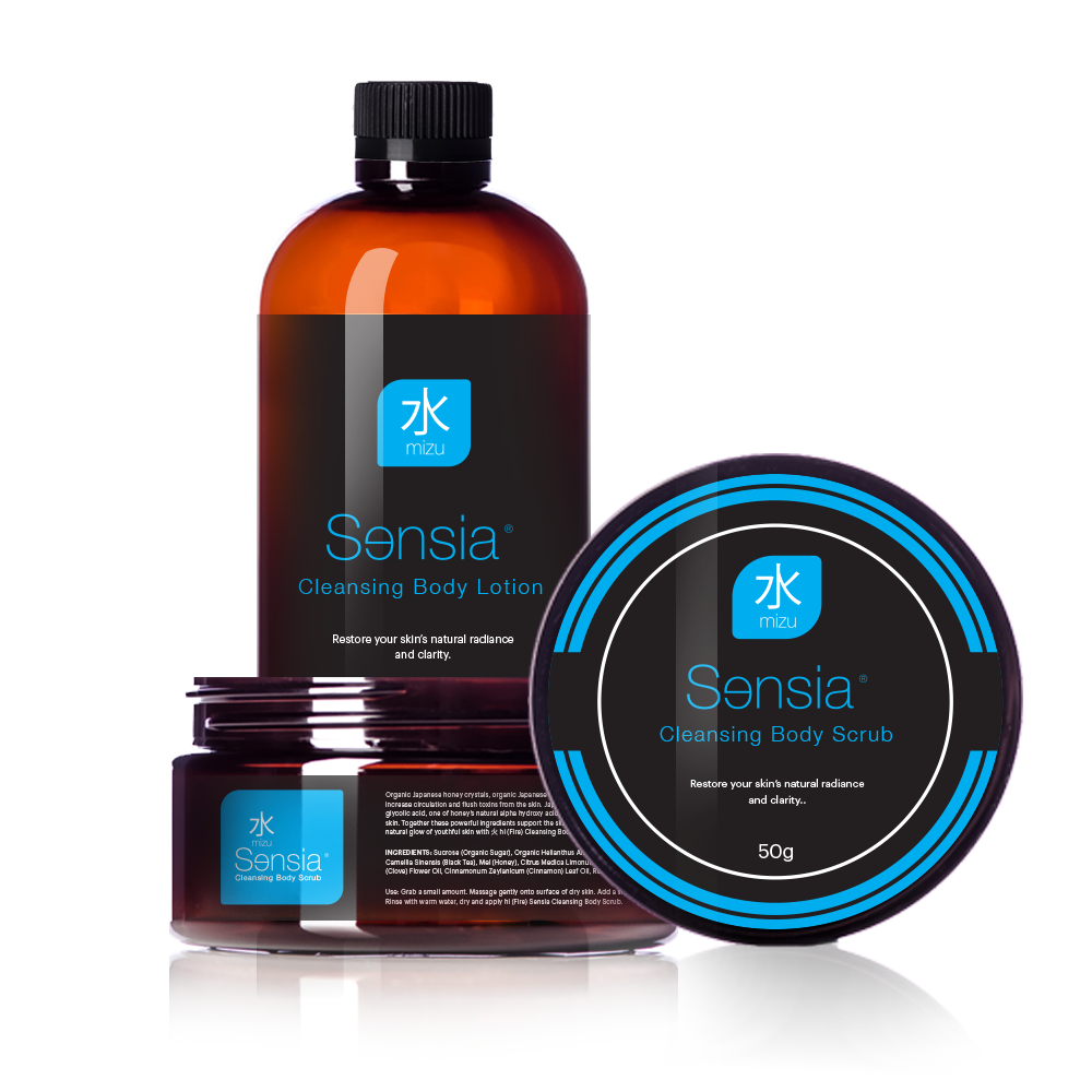 Label Design by Sucre for Sensia Studio & Japanese Day Spa | Design #14642374