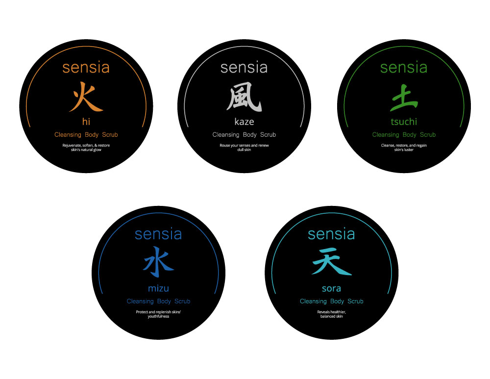 Label Design by maricreatives for Sensia Studio & Japanese Day Spa | Design #14703169