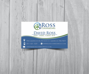 Business Card Design by Cut and Glue for Ross Counseling, PLLC | Design: #14602125