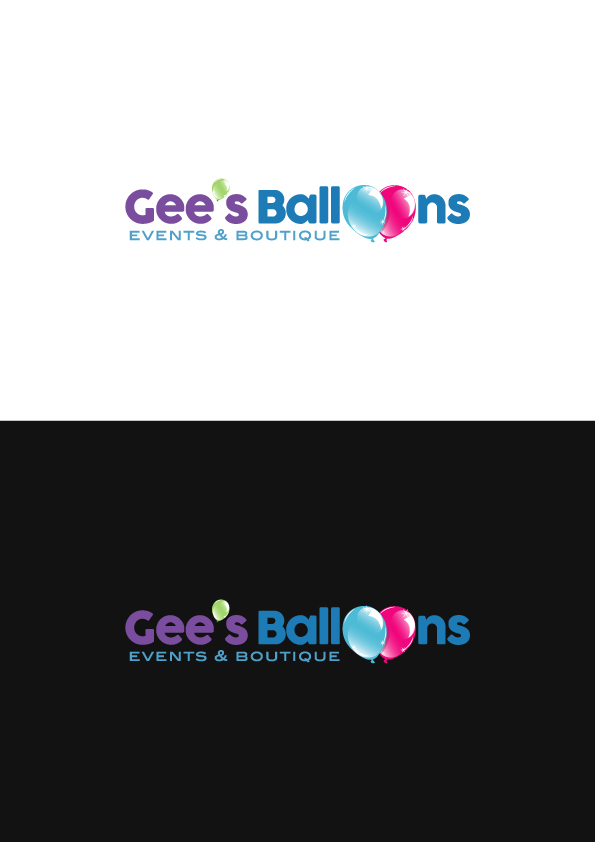 Logo Design by The Marble Peach for Gee's Balloons  | Design #14678509