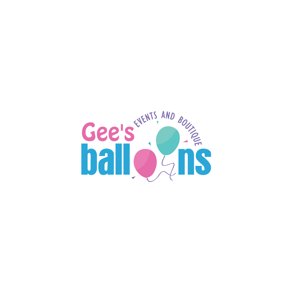 Logo Design by Sujit Banerjee for Gee's Balloons  | Design #14645902