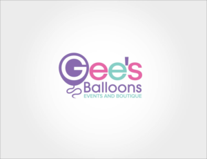 Logo Design by RCGraphics for Gee's Balloons  | Design #14684742