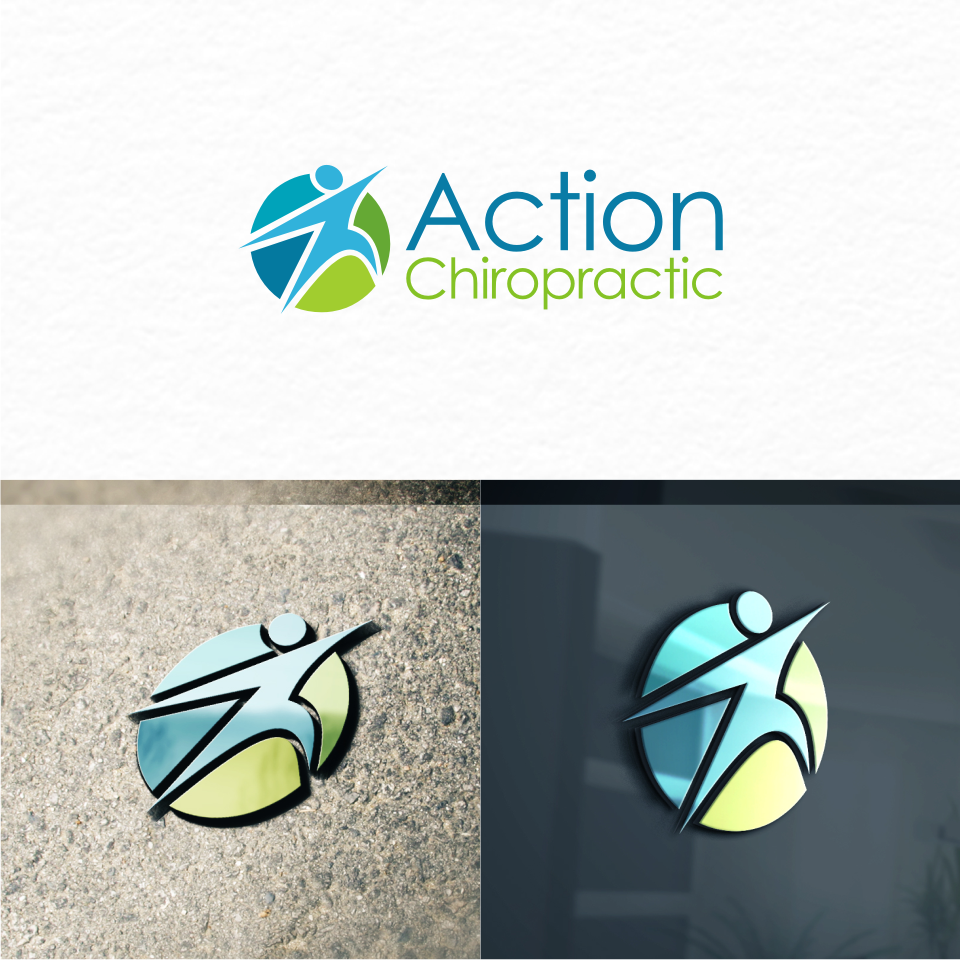 Logo Design by OwlStudios for action chiropractic inc | Design #14596431
