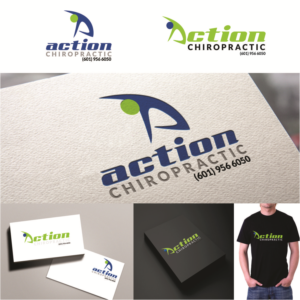 Diseño de Logo por Arham Hidayat para action chiropractic inc | Diseño #14606607