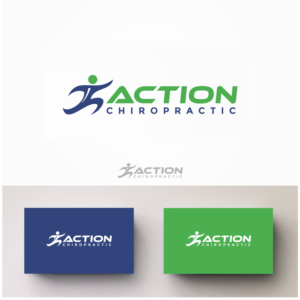 Action Chiropractic, (601) 956 6050 | Diseño de Logo por south door