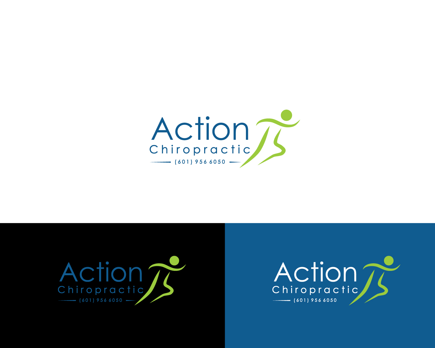 Logo Design by Atec for action chiropractic inc | Design #14601608