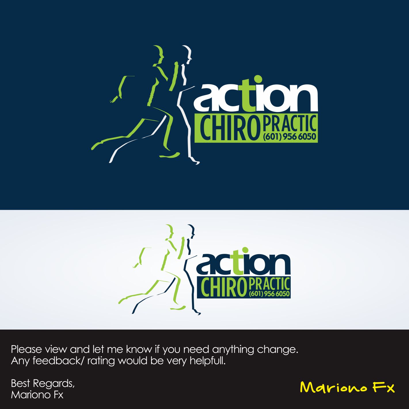 Design de Logo par Mariono Fx pour action chiropractic inc | Design #14624088