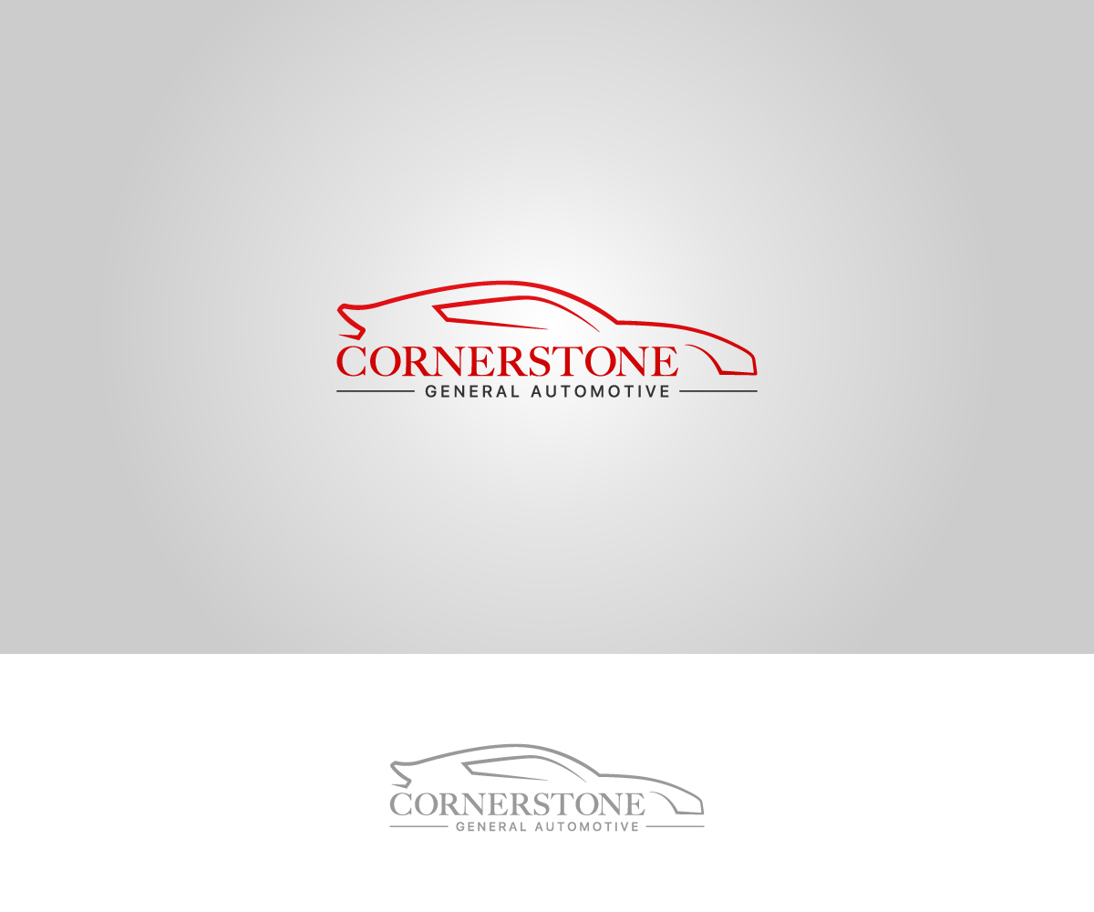 Diseño de Logo por aglaronde23 para Cornerstone General Automotive  | Diseño #14620553