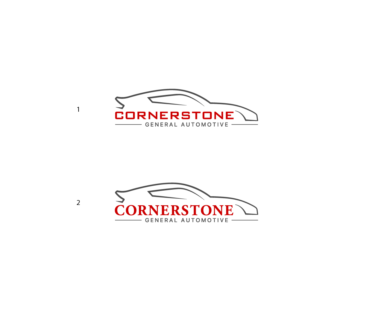 Logo Design by aglaronde23 for Cornerstone General Automotive  | Design #14626796