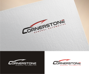 Logo Design by MKR for Cornerstone General Automotive  | Design: #14607913