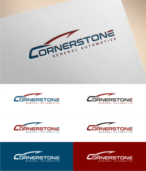 Logo Design by MKR for Cornerstone General Automotive  | Design: #14625800