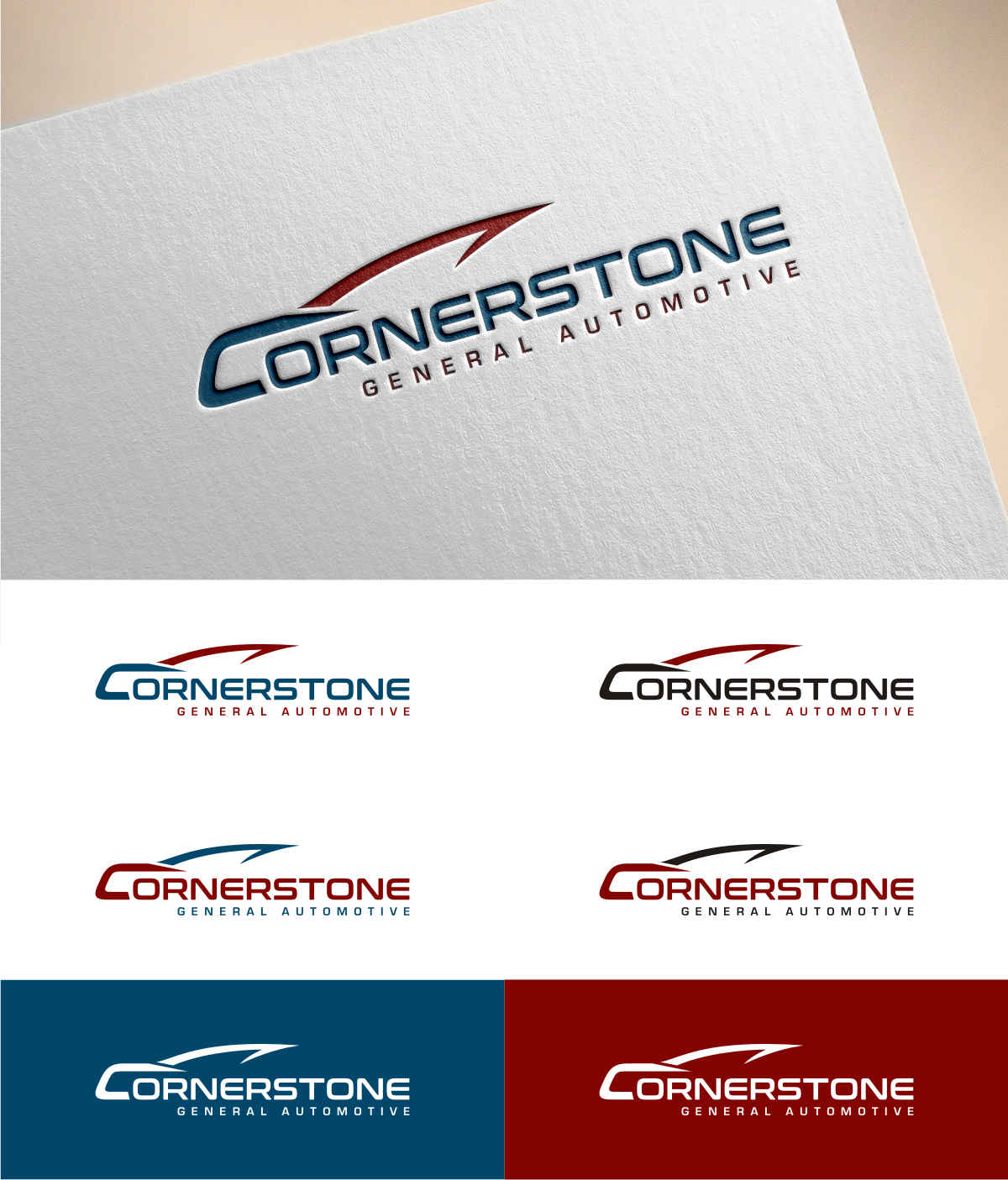 Diseño de Logo por MKR para Cornerstone General Automotive  | Diseño #14625802